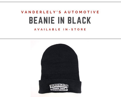 black beanie hat